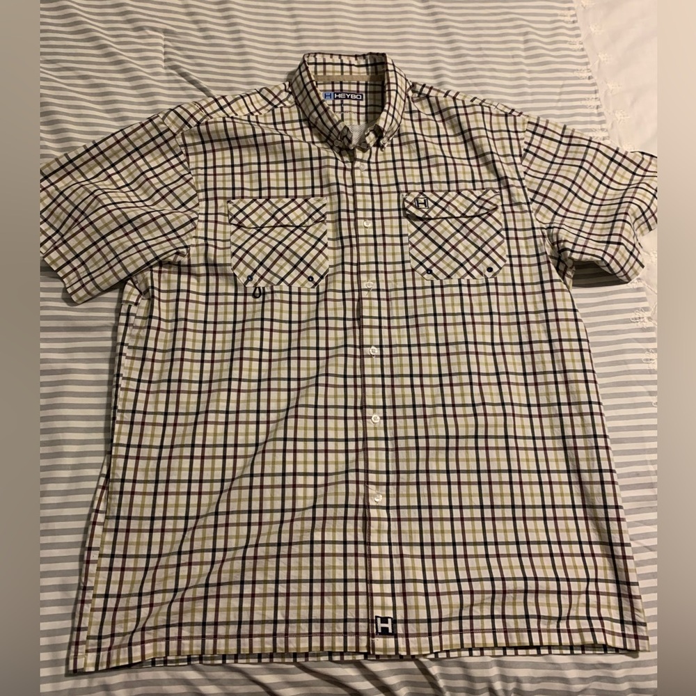 Men’s Heybo short sleeve button-down